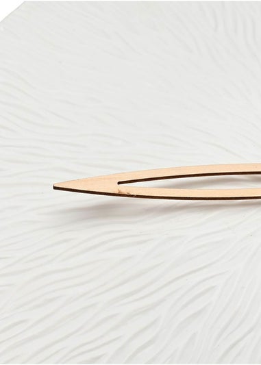 Interval Porcelain White Wall Clock 35cm Textured