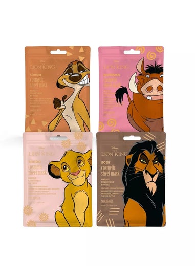 Disney Lion King Yellow Headband & Sheet Mask Collection Bundle