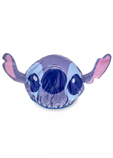 Disney Stitch Blue Denim Hairbrush & Shower Cap