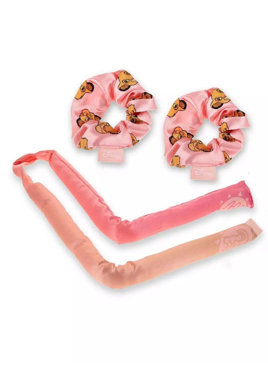 Lion King Pale Pink Heatless Curls & Scrunchie Set