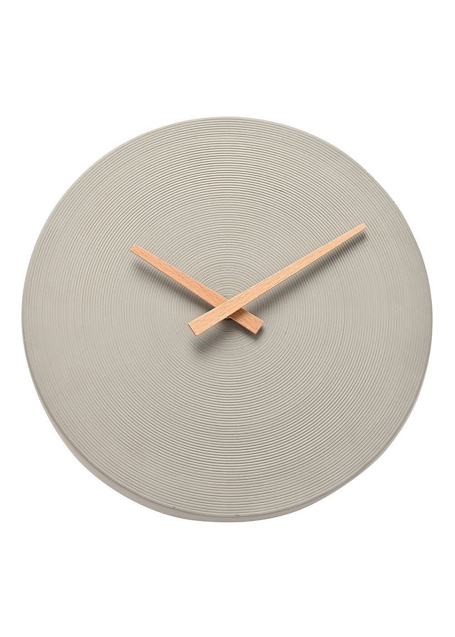 Interval Cement Grey Wall Clock 28cm