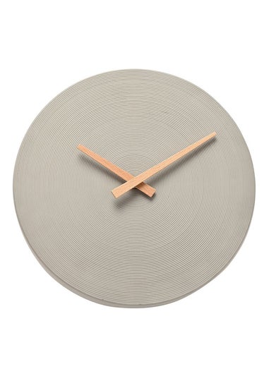 Interval Cement Grey Wall Clock 28cm