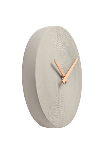 Interval Cement Grey Wall Clock 28cm