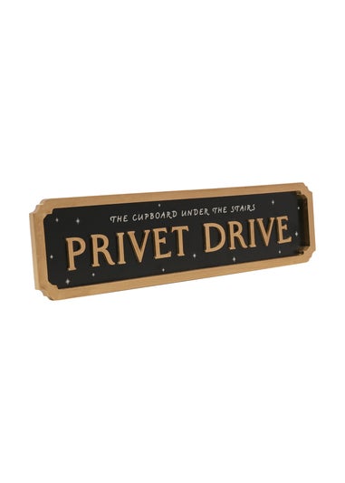 Harry Potter Warner Bros Alumni Black Street Sign Privet Drive