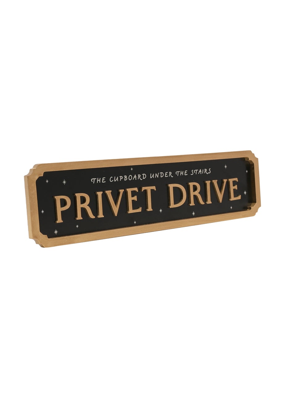 Harry Potter Warner Bros Alumni Black Street Sign Privet Drive