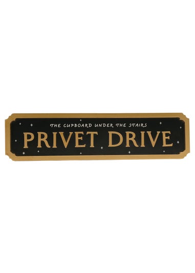 Harry Potter Warner Bros Alumni Black Street Sign Privet Drive