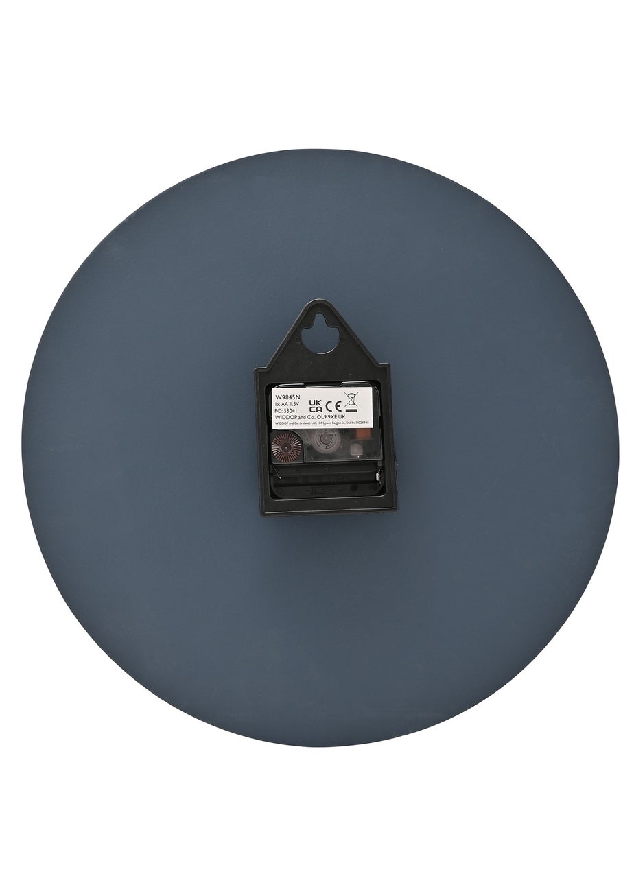 Interval Minimalist Navy Wall Clock 30cm