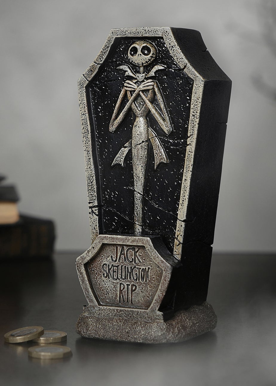 Disney Nightmare Before Christmas Black Coffin Money Box