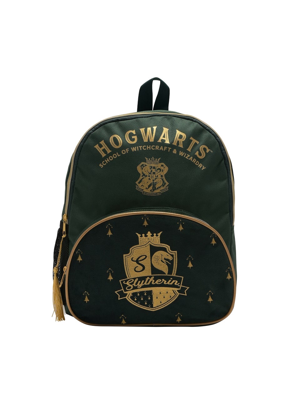 Harry Potter Warner Bros Alumni Green Backpack Slytherin