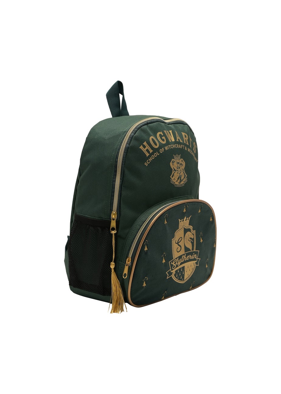 Harry Potter Warner Bros Alumni Green Backpack Slytherin