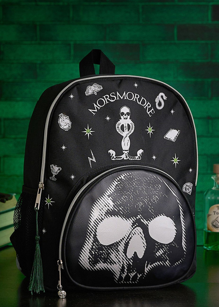 Harry Potter Warner Bros Dark Arts Black Backpack Morsmorde