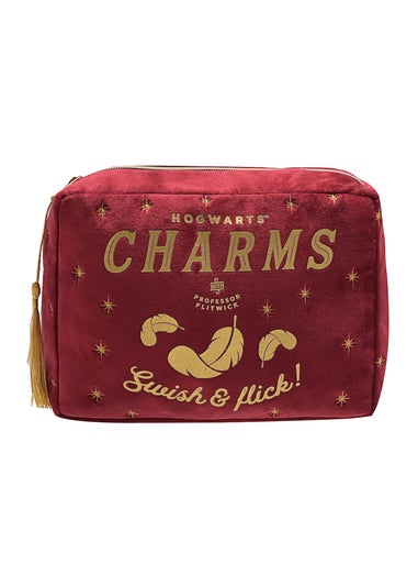 Harry Potter Warner Bros Alumni Red Wash Bag Charms