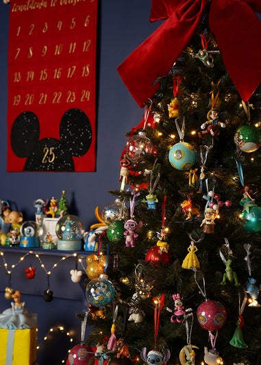 Disney Set Of 7 Multicoloured Baubles  Villains