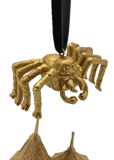 Harry Potter Warner Bros Alumni Gold Led Collectable Bauble Hagrid's Hut