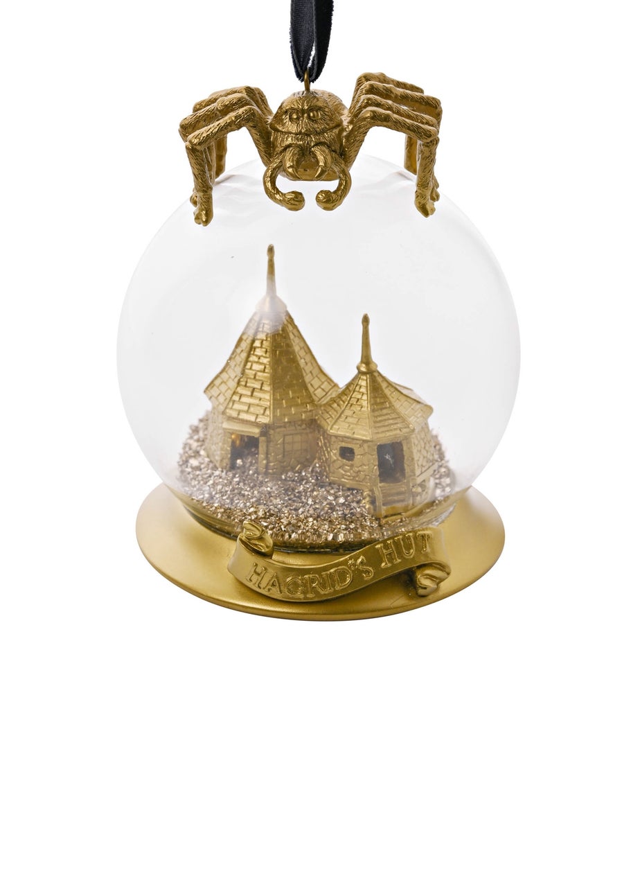 Harry Potter Warner Bros Alumni Gold Led Collectable Bauble Hagrid's Hut