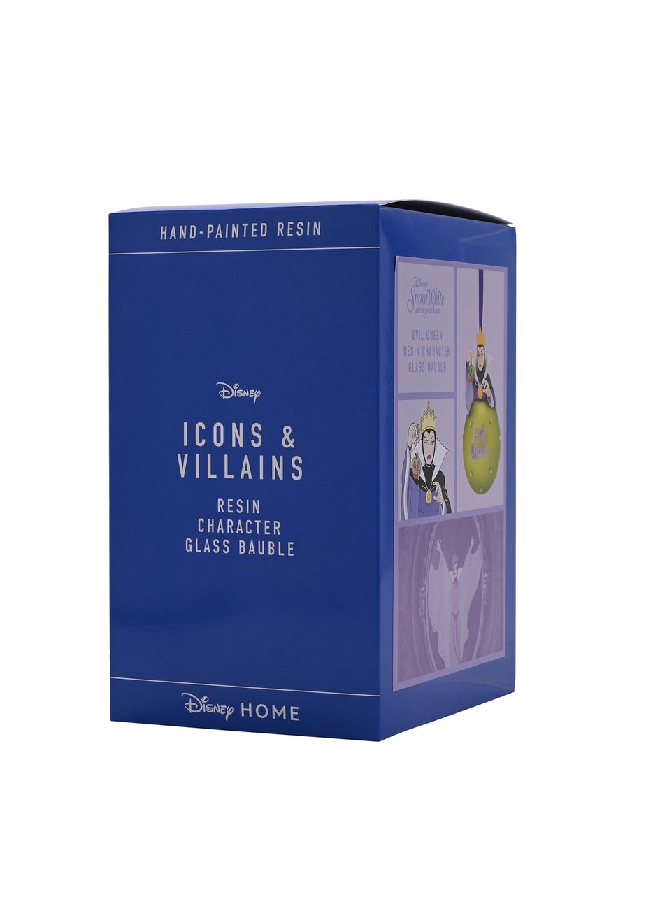 Disney Evil Queen On A Green Glass Bauble