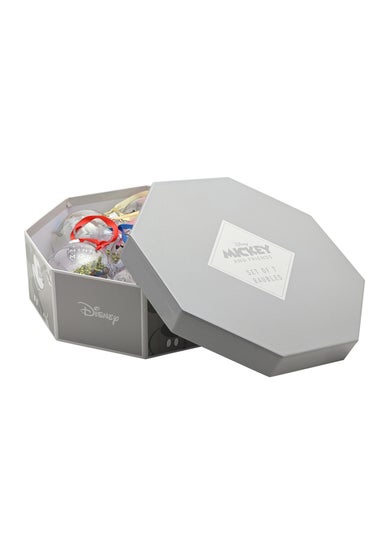 Disney Set Of 7 Multicoloured Baubles Mickey & Friends