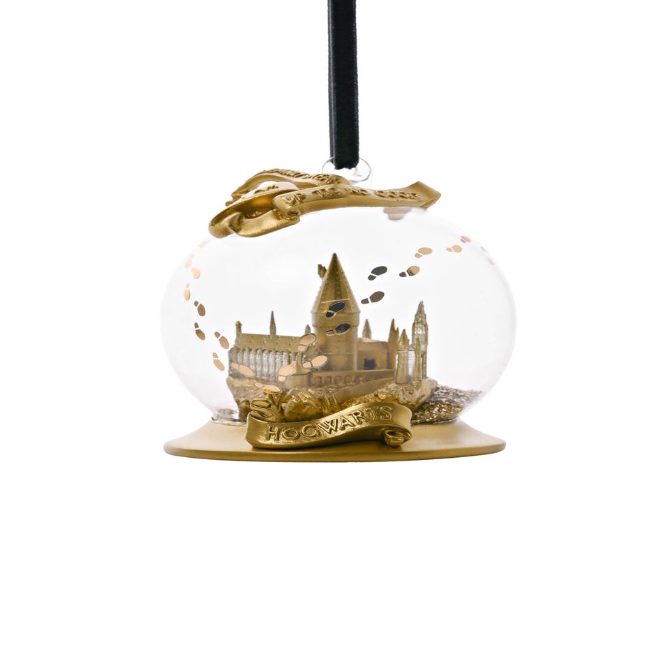 Harry Potter Warner Bros Alumni Gold LED Collectable Bauble Hogwarts