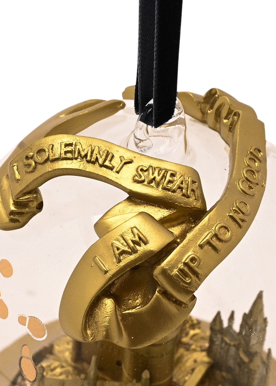 Harry Potter Warner Bros Alumni Gold LED Collectable Bauble Hogwarts