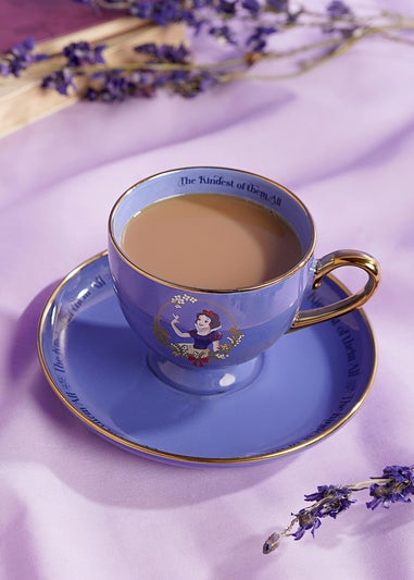 Disney Pastel Princess Purple Tea Cup & Saucer Snow White