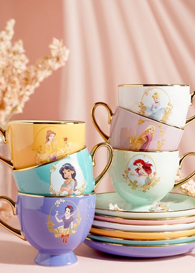 Disney Pastel Princess Purple Tea Cup & Saucer Snow White