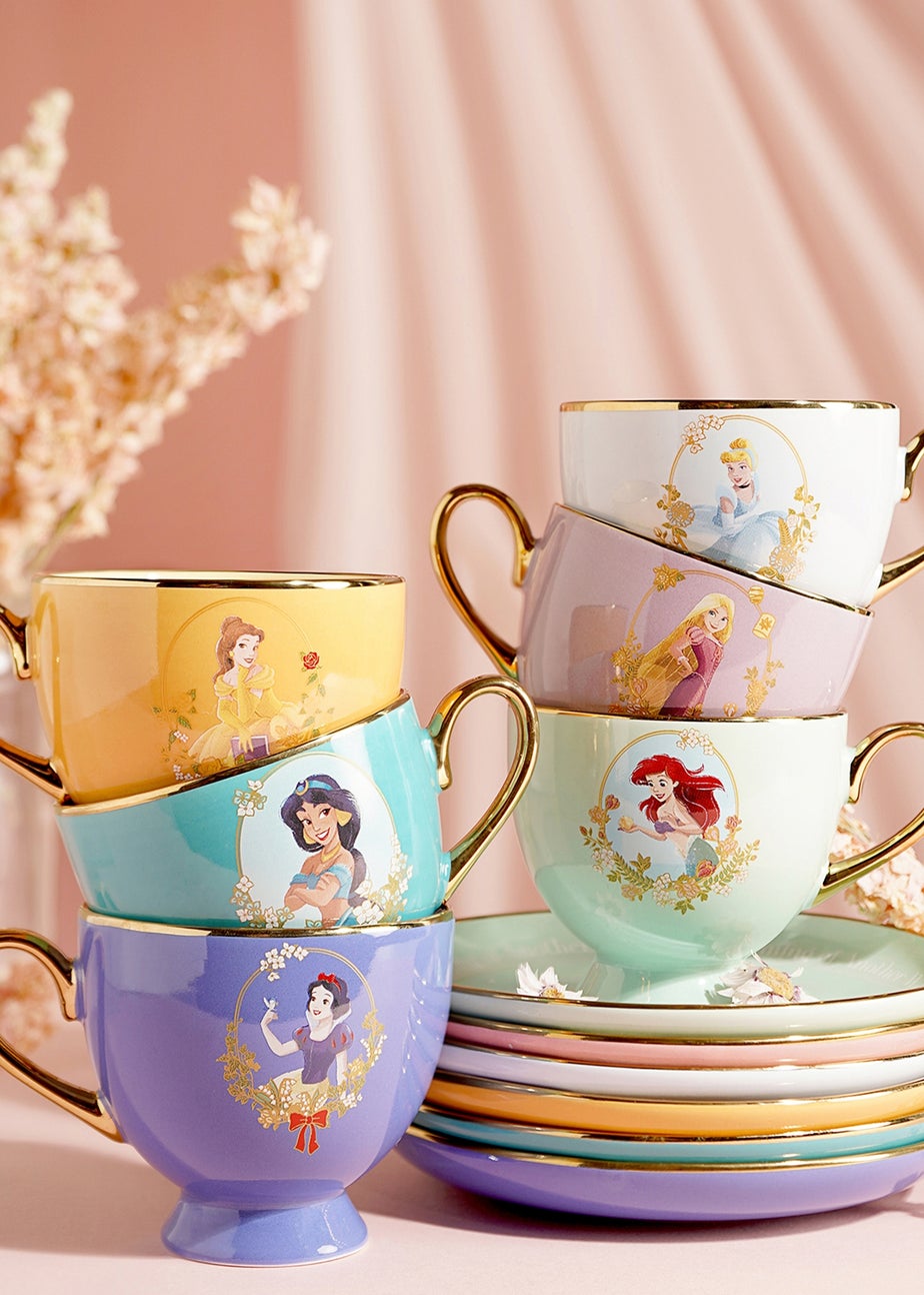 Disney Pastel Princess Purple Tea Cup & Saucer Snow White