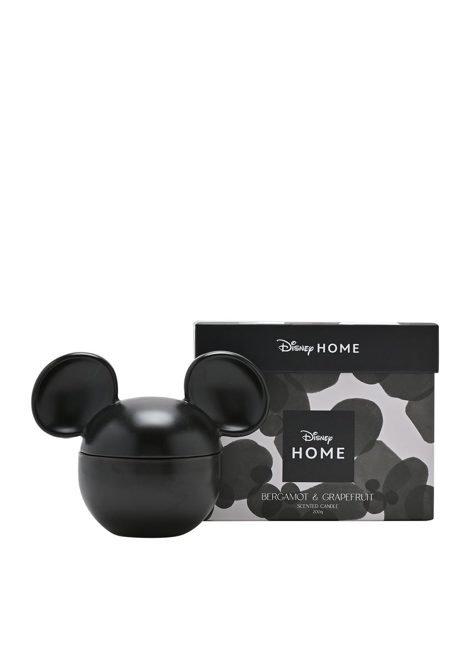 Disney Mickey Ceramic Vessel Fragranced Candle Black