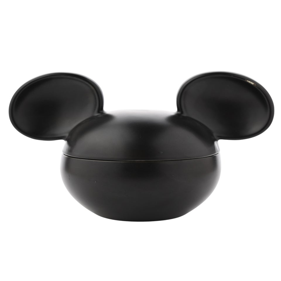 Disney Mickey Ceramic Vessel Fragranced Candle Black