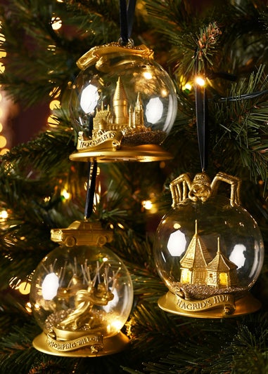 Harry Potter Warner Bros Alumni Gold LED Collectable Bauble Whomping Willow