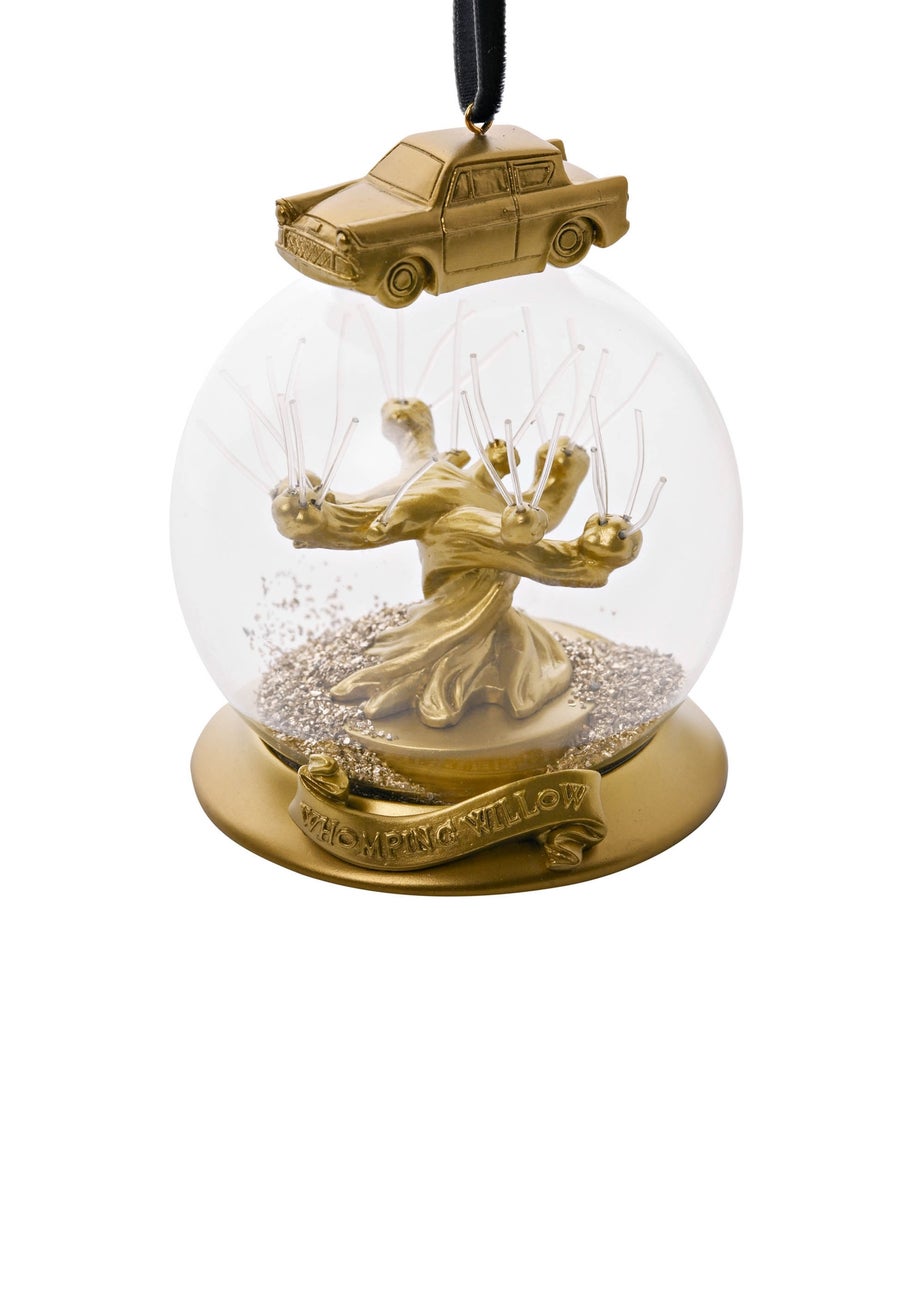 Harry Potter Warner Bros Alumni Gold LED Collectable Bauble Whomping Willow