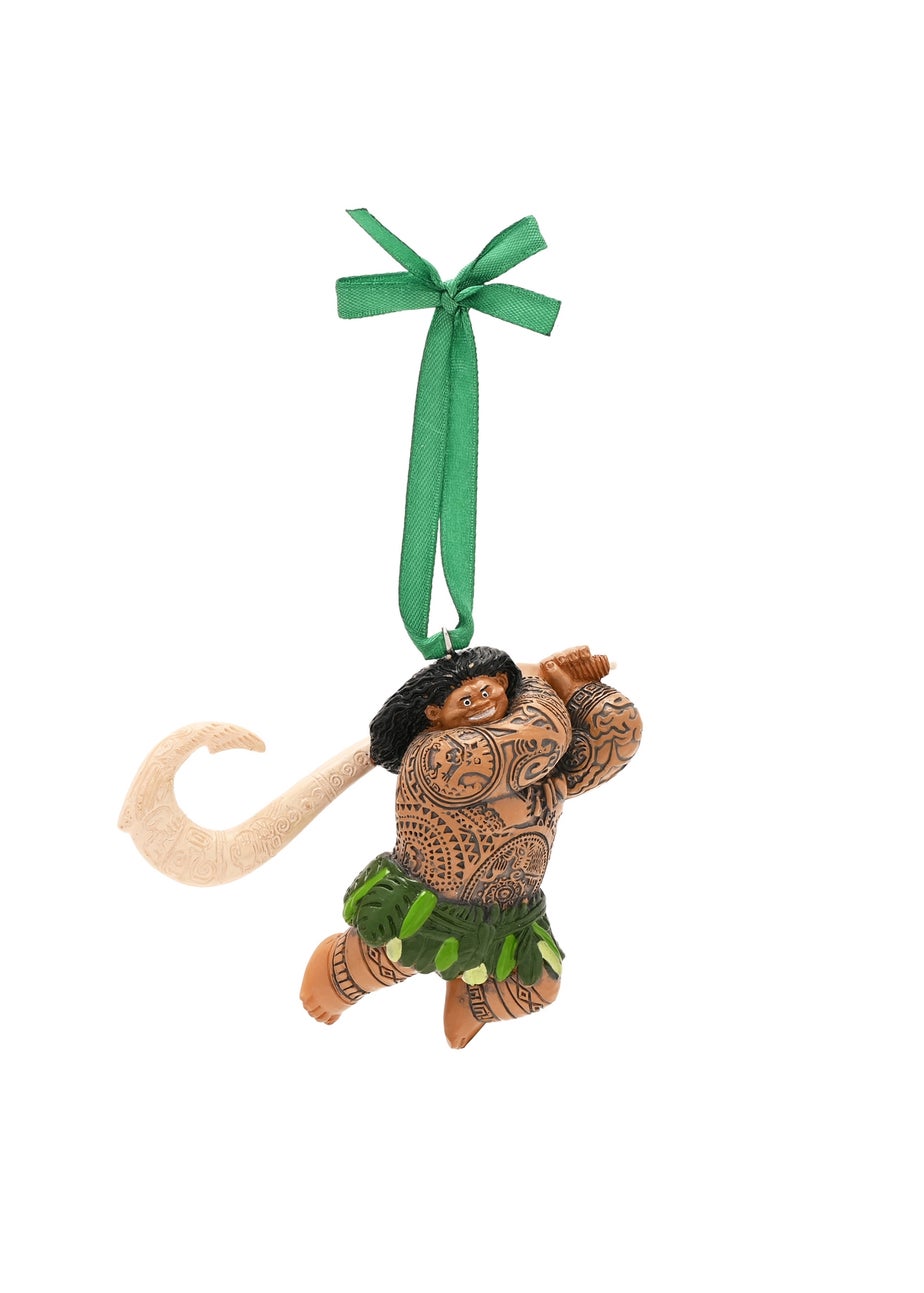 Disney Moana & Maui Set Of 2 Multicoloured Hanging Decorations