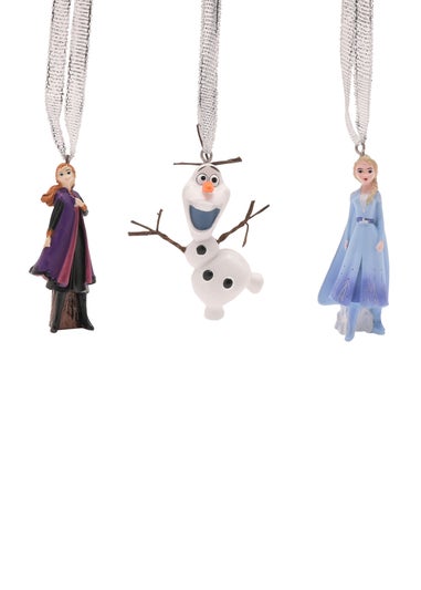 Disney Set Of 3 Frozen Hanging Multicoloured Decorations
