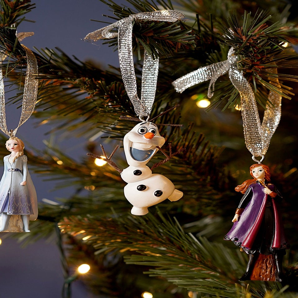 Disney Set Of 3 Frozen Hanging Multicoloured Decorations