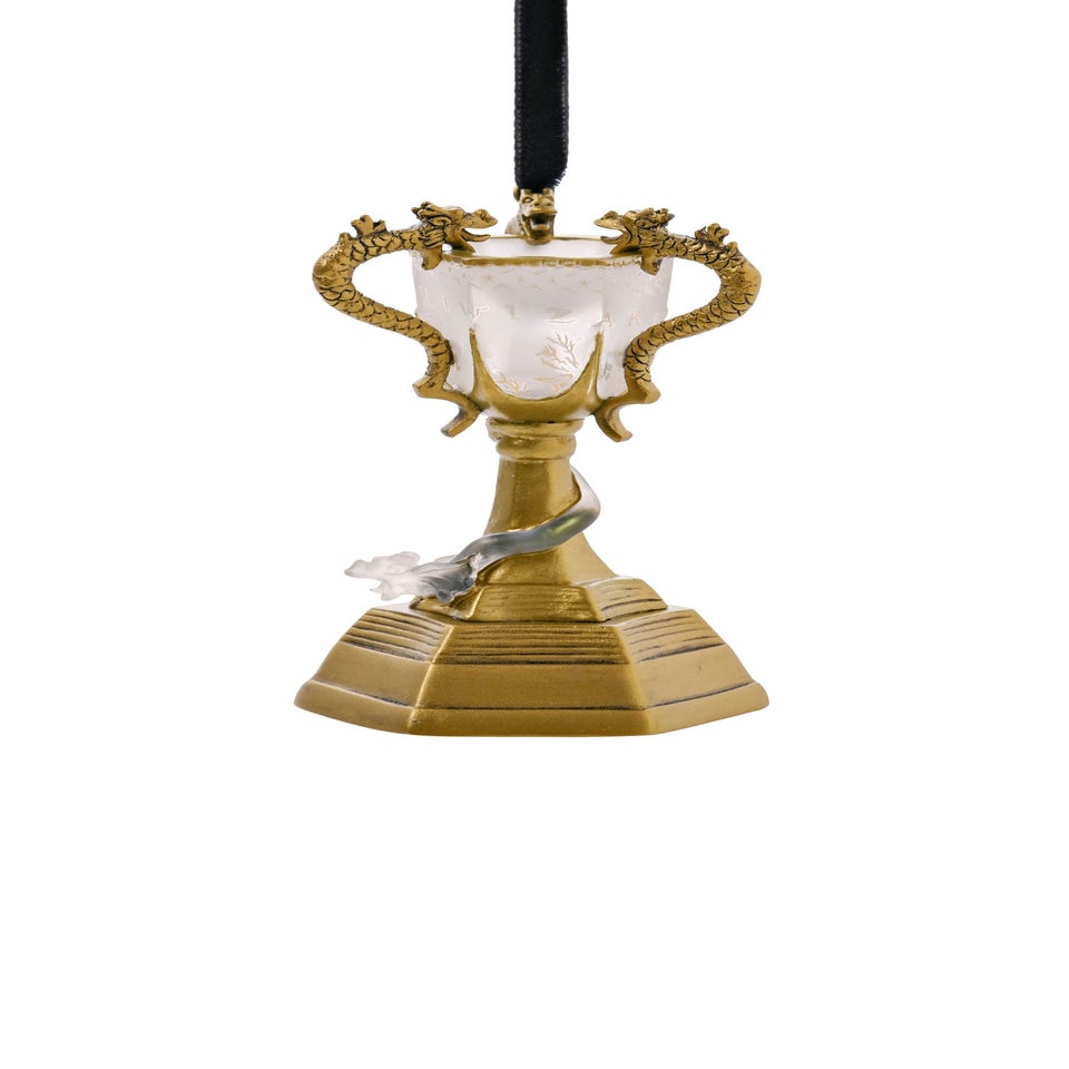 Harry Potter Warner Bros Alumni Gold LED Hanging Decoration Triwizard Cup