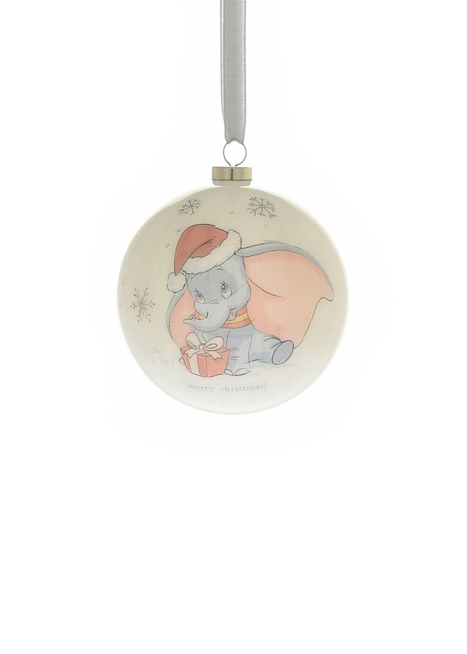 Disney Magical Beginnings Set Of 6 White Baubles