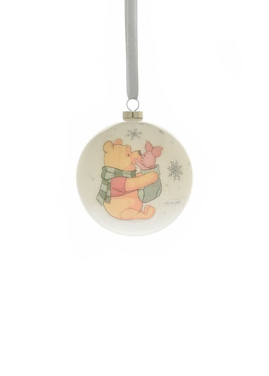 Disney Magical Beginnings Set Of 6 White Baubles