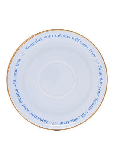 Disney Pastel Princess Blue Tea Cup & Saucer Cinderella