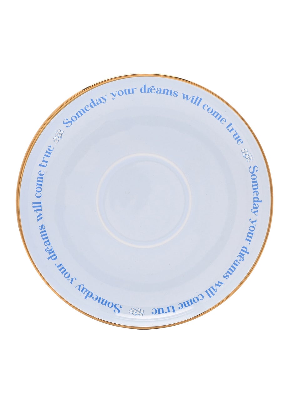 Disney Pastel Princess Blue Tea Cup & Saucer Cinderella