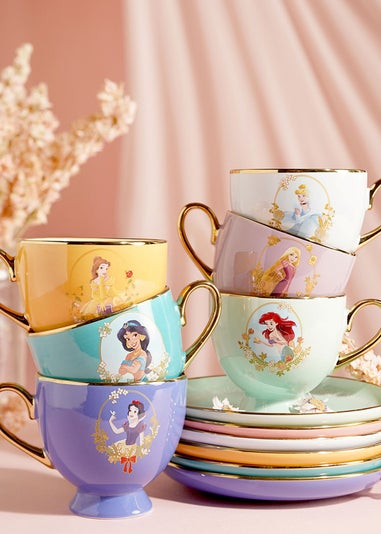 Disney Pastel Princess Blue Tea Cup & Saucer Cinderella