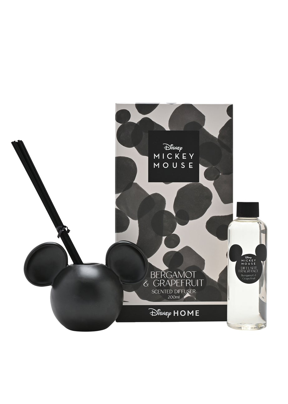 Disney Mickey Ceramic Vessel Fragranced Diffuser Black