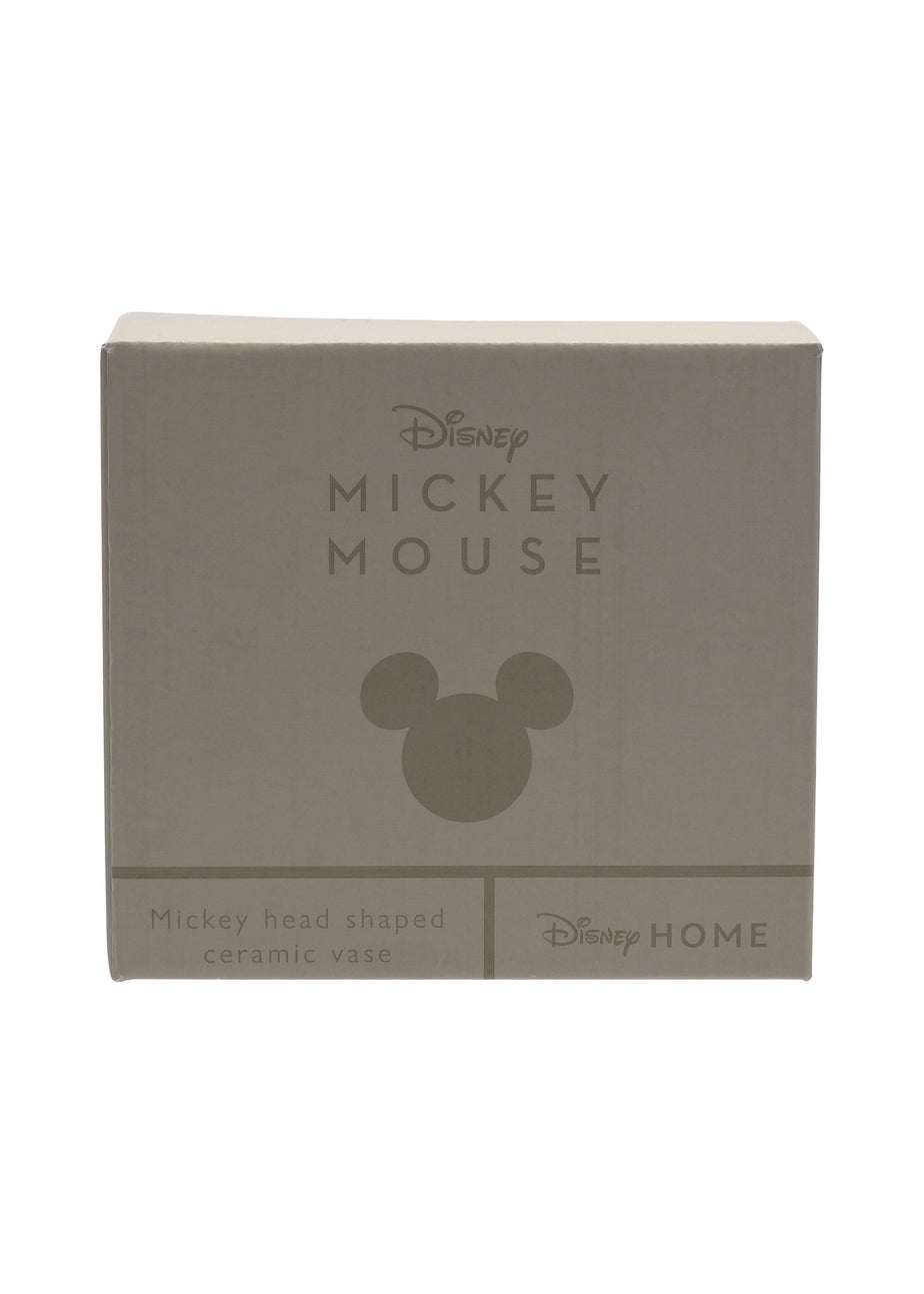 Disney Mickey Cream Head Vase Natural Speckle
