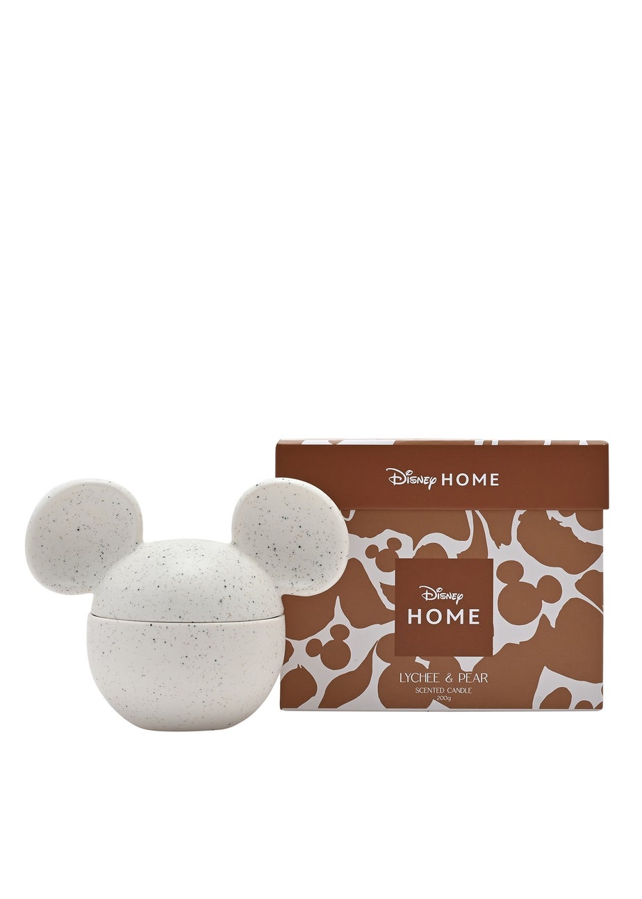 Disney Mickey Ceramic Vessel Fragranced Candle White