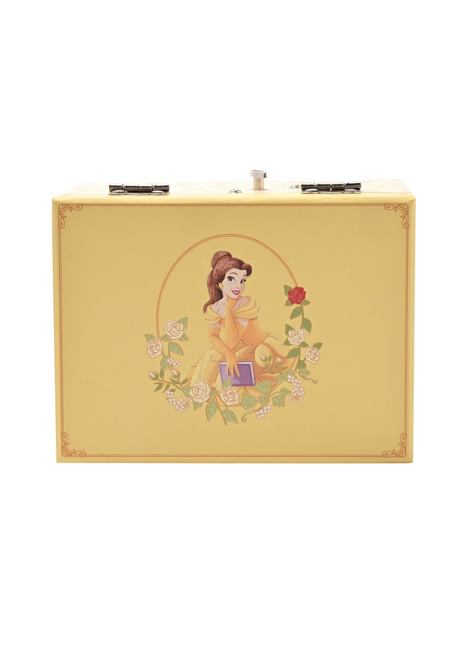 Disney Pastel Princess Yellow Musical Jewellery Box Belle