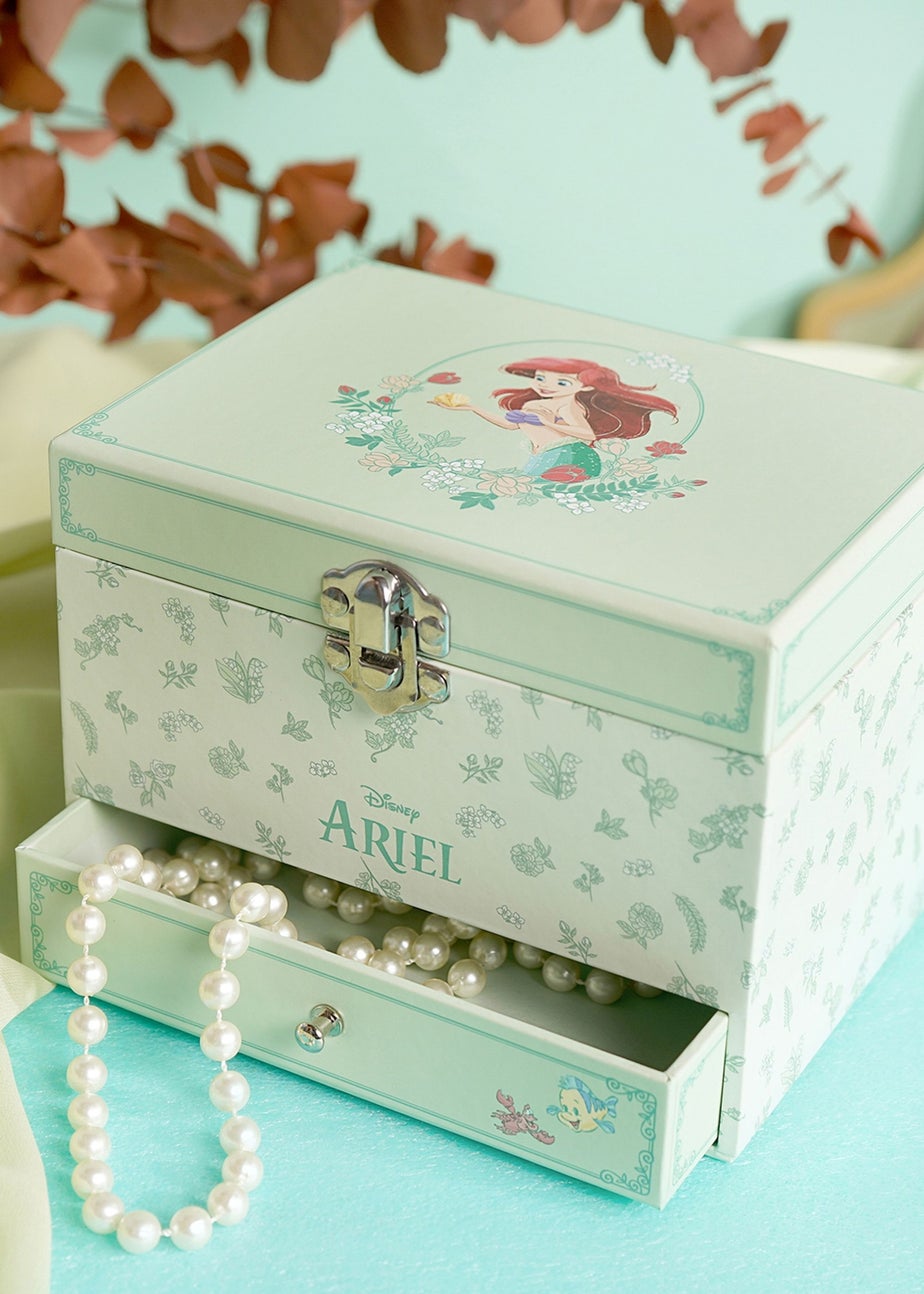 Disney Pastel Princess Green Musical Jewellery Box Ariel