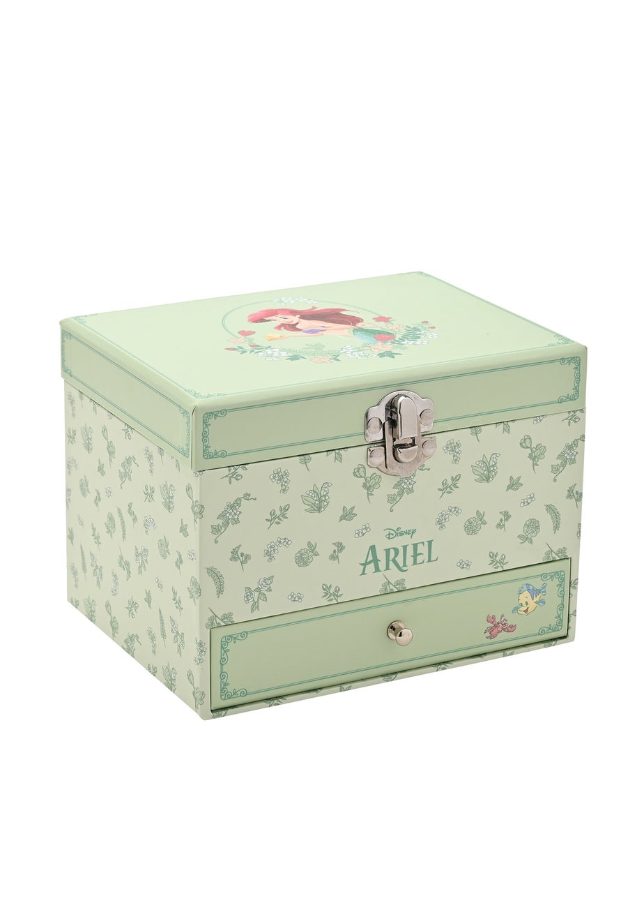 Disney Pastel Princess Green Musical Jewellery Box Ariel