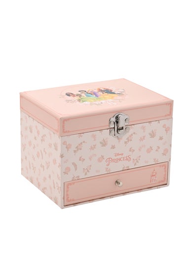 Disney Pastel Princess Pink Musical Jewellery Box Multi Princess