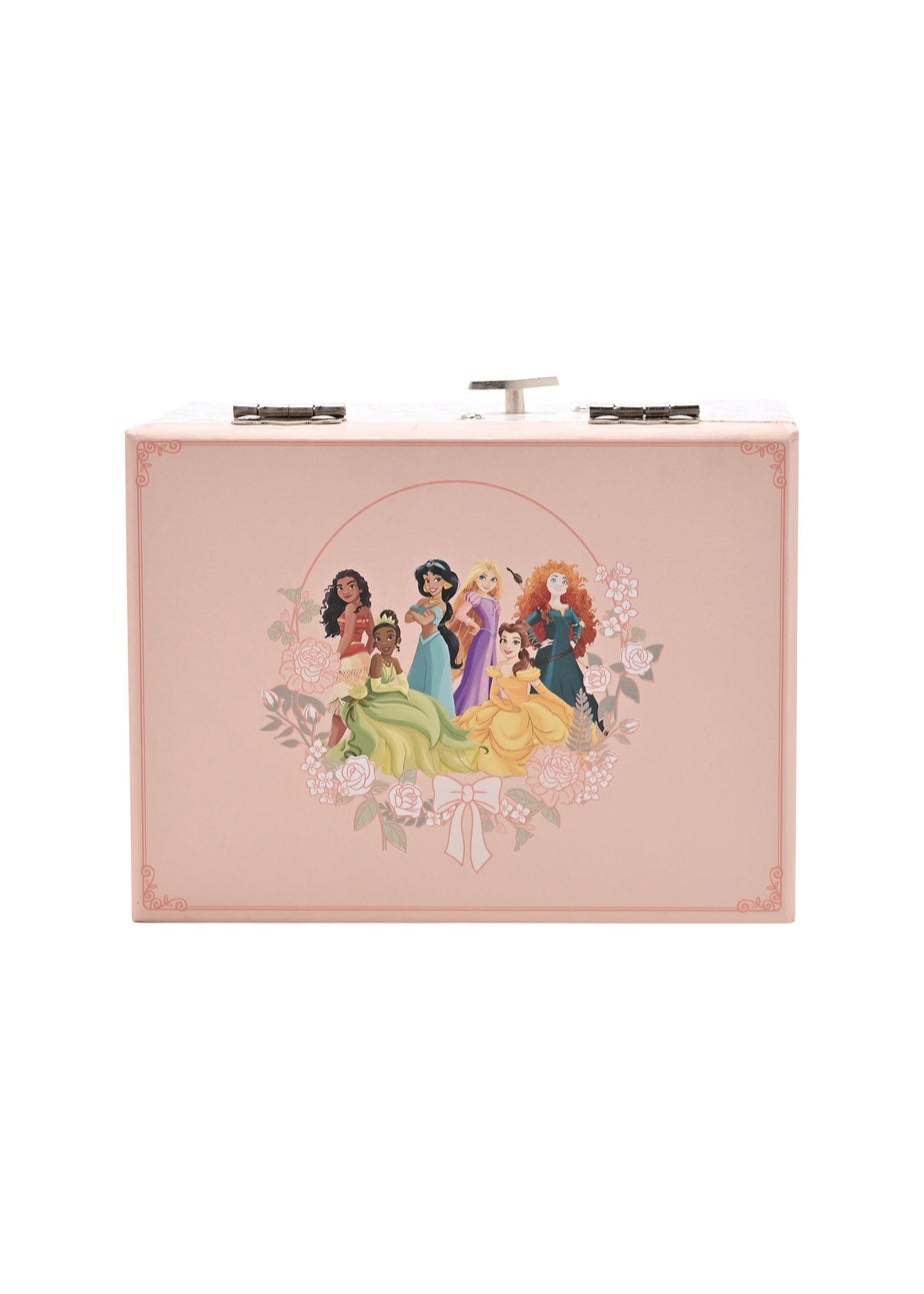 Disney Pastel Princess Pink Musical Jewellery Box Multi Princess