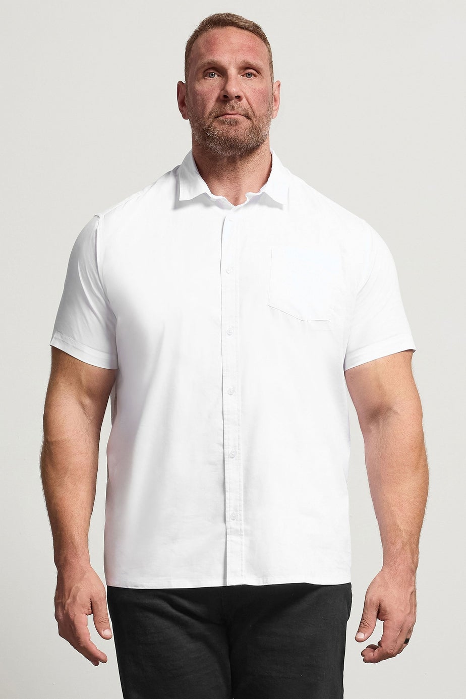 BadRhino White Short Sleeve Shirt