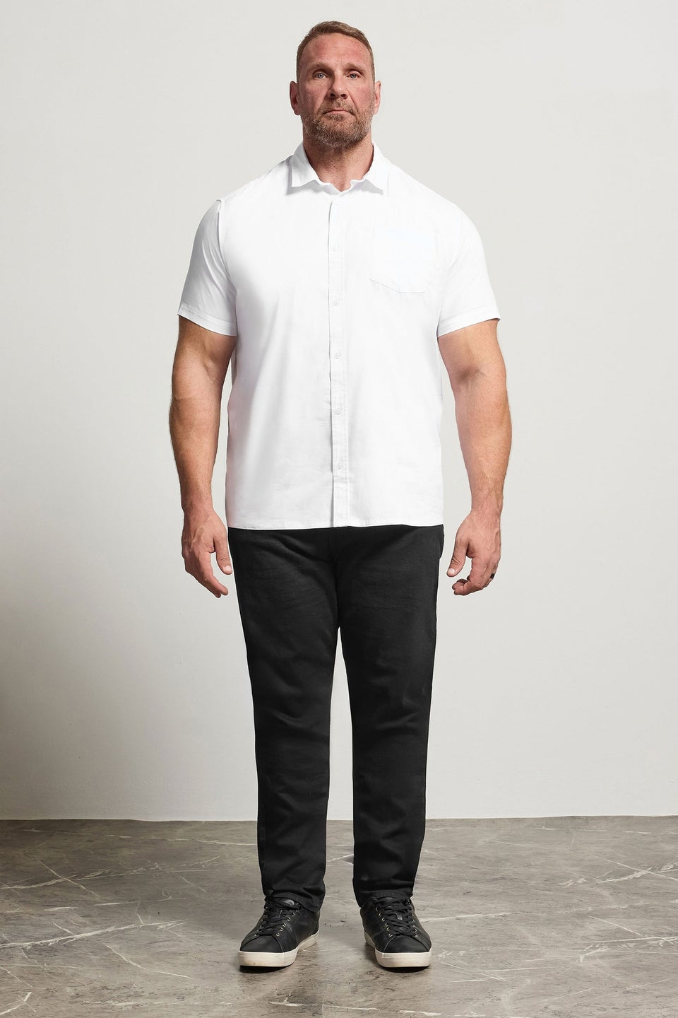 BadRhino White Short Sleeve Shirt