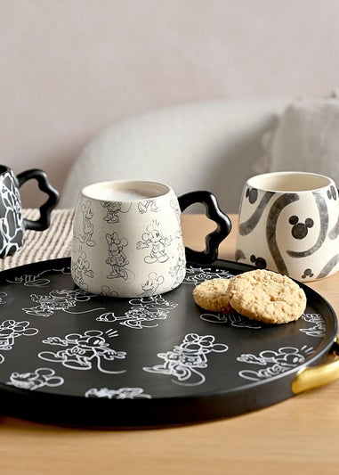 Disney Mickey Shapes White & Black Character Mug